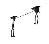Support lève-vélo de plafond - PROPLUS - 730915 - Convient jusqu'à 4m - Poids max 20kg - Crochets en caoutchouc