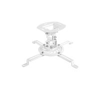 LogiLink Support de plafond pour vidéoprojecteur, blanc Blanc G