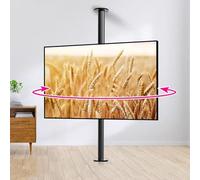 Support de plafond réglable avec support mural pivotant à 360° et inclinable pour téléviseurs LCD, séparateur mural, base TV mobile (170205 cm)