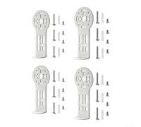 Support de plafond réglable en métal pour caméra solaire Wyze Blanc | Construction en métal, inclinaison et rotation pour des angles optimaux, finition blanche pour une utilisation en intérieur