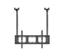 Support de Plafond réglable for téléviseur, Compatible avec Les Grands écrans LED de 55 à 86 Pouces, Support TV inclinable à Double Barre, VESA 800 x 400 mm