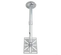 Support de plafond réglable pour caméra 40-80 cm en alliage d'aluminium argenté pour systèmes de surveillance dôme PTZ extérieur résistant aux intempéries Fixation murale pilier (20-40 cm)