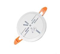 Support de plafond réglable pour caméra avec col de cygne, support de remplissage de trou en ABS pour installation de tube de 7 à 9 cm, perceuse ou support de caméra de sécurité (D)