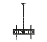 Support de plafond réglable pour TV - Rotation et inclinaison à 360° - Compatible avec écrans LED de 4080" - Design robuste pour une visualisation optimale - Parfait pour une installation home cinéma