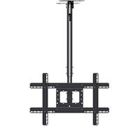 Support de plafond rotatif télescopique réglable pour TV LCD, support multifonction avec levage et réglage de l'angle, parfait pour économiser de l'espace et une visualisation optimale