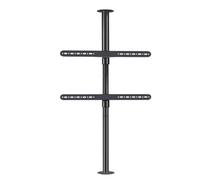 Support De Plafond TV Pivotant À Inclinaison Réglable - TV LCD 360 Degrés Cadre Rotatif Support De Sol Cloison De Séparation Support Rotatif Meuble TV Rotatif Base(200-295cm)