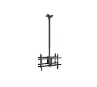 Support de Plafond Tooq XL pour 2 Écrans 43-86 - Angle de Rotation 180º - Inclinable - Gestion des Câbles - Poids Max. par Écran 50kg - VESA Max. 600x400mm - Couleur Noir Noir G