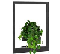 Support de plan-tes mural avec cadre photo, étagères murales pour pots de plan-tes, support de plan-tes avec cadre photo, présentoir de jardinière flottant pour le balcon du salon, support de plan-tes