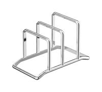 Support de planche à chopping, organisateur de planche de découpe multifonction de grande capacité pour comptoir de cuisine, construction en acier inoxydable durable, maison de maison, maison rentale