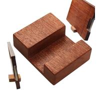 Support De Planche À Découper En Bois Compact - Support De Rangement Pour Cuisine Peu Encombrant, Type Supportt, Organisateur Sûr, Élégant, Unisexe, Pour Adultes, Rangement Sur Pied, Excellente Respir