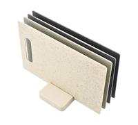 Support de planche à découper multi-usages en plastique - Base antidérapante - Planches à découper verticales efficaces - Planches à découper hygiéniques pour la cuisine - Pour les familles