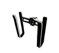 Support de planche de surf, aluminium durable, design peu encombrant , noir
