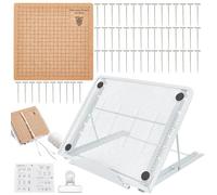 Support de Planche en macramé, Planche en macramé et kit de Support Kit de créations en macramé et nouage Outils de macramé réglables, créations de nouage, Fournitures, Planche Polyvalente pour la