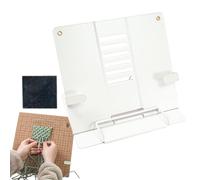 Support de planche en - Support pliable réglable pour projets de bricolage, manuels scolaires, partitions, journaux, tablettes, recettes | Outil de présentation artisanal, organisation à