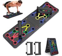 Support de planche pour pompes - Équipement de fitness - Entraînement musculaire - Multifonction - Plaque d'entraînement pliable