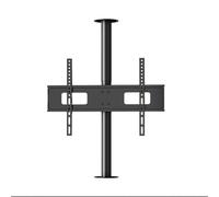 Support De Plancher - Cadre Rotatif De Séparation, Support Au Sol pour Téléviseur LCD À Cadre Rotatif À 360 Degrés, Support TV Inclinable Et Pivotant(86-114cm)