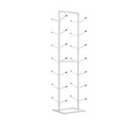 Support De Plancher De Support De Planche À roulettes, Organisateur De Planche À roulettes, Support De Rangement De Snowboard Autoportant, for Salle De Sport À Domicile(White,7-Layer)