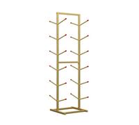 Support De Plancher De Support De Planche À roulettes, Organisateur De Planche À roulettes, Support De Rangement De Snowboard Autoportant, for Salle De Sport À Domicile(Gold,6-Layer)