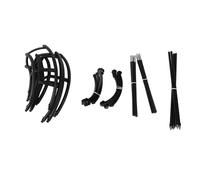 Support de Plante grimpante antirouille décoratif en Forme de Parapluie, Support de Piquet de Plante en Pot pour Rose, Tomate, Concombre, Acier Robuste, Plastique, 50 cm de (3 Niveaux)