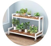 Support De Plante pour L’intérieur, L’extérieur, 2, 3 Niveaux, Porte-Pot De Fleur, échelle, étagère, étagère De Stockage, Organisateur De Chaussures, Mobile Peu Encombra, White, 2 Tier 80cm