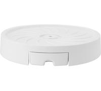 Support de Plante Roulant avec 4 Roues Plastique Plante Mobile Plateau Palette Dolly pour Jardinière Terrasse Plante en Pot Pot Fleur Blanche Largeur Intérieure 26cm/10.2in