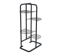 Support De Plantes À 4 Niveaux Métal 83 X 52 X 25 Cm Noir Helloshop26 03_0010708 Multicolore