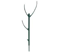 Support de plantes empilable pour plantes de jardin d'intérieur et d'extérieur, structures de support pour plantes grimpantes, bâton en mousse pour soutenir les plantes en pot hautes (vert, 28 cm)
