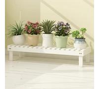 Support De Plantes En Bois Étagère À Fleurs Multi-niveaux D'intérieur Support De Plantes Pour Balcon Présentoir Pour Plantes Succulentes Étagère À Plantes Pour Intérieur Et Extérieur(blanc,98X25X15CM)