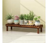 Support De Plantes En Bois Étagère À Fleurs Multi-niveaux D'intérieur Support De Plantes Pour Balcon Présentoir Pour Plantes Succulentes Étagère À Plantes Pour Intérieur Et Extérieur(Brown,98X25X15CM)