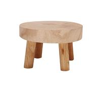 Support de Plantes en Bois - Mini Tabouret, Support de Pot de Fleurs pour Intérieur et Extérieur, Salon, Entrée (1, Taille : L)