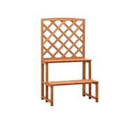 Support de plantes et treillis Orange 70x42x120cm Bois de sapin