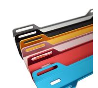 Support de plaque arrière en alliage d'aluminium pour adaptateur de | Support de fixation pour bouteille de gaz 350 x 69 x 3 mm pour système de harnais de plaque arrière standard
