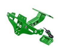 Support de Plaque d’Immatriculation pour Kawasaki pour Versys 300/650/1000 2015-2024 pour Z750 /S/R 2007-2012 Support De Plaque D'immatriculation Arrière(Green)
