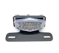 Support de Plaque d’Immatriculation pour Suzuki pour DRZ 400SM 2005-2020 pour DRZ 400S/E 2000-2020 Support Plaque D'immatriculation Éliminateur De Garde-Boue Arrière(Clear)