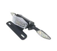 Support de Plaque d’Immatriculation pour Suzuki pour DRZ 400SM 2005-2020 pour DRZ 400S/E 2000-2020 Support Plaque D'immatriculation Éliminateur De Garde-Boue Arrière(Clear 2)