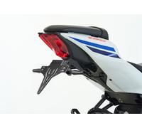 Support de plaque d’immatriculation PROTECH en acier inoxydable thermolaqué noir, noir