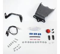 Support de Plaque d immatriculation R&G Compatible avec Moto Yamaha 125 WRX 2009 à 2016 LP0088BK