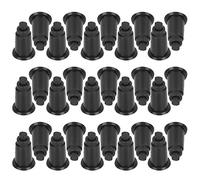 Support de Plaque de Filtre Inférieur, Lot de 30 supports de plaque de filtre inférieure d'aquarium en plastique à hauteur réglable grille de filtration pour aquarium accessoire de support (Black)