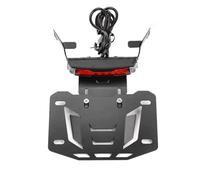 Support de Plaque de Moto pour Sportster S 1250 avec Feu Signalisation LED Support Plaque D'immatriculation Moto Cadre Plaque D'immatriculation pour Garde-Boue Support de Plaque Moto