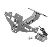 Support De Plaque D'immatriculation Arrière Avec Éliminateur De Montage Arrière Léger, Pour Suzuki Gixxer SF250 SF 250 2019-2020 2021 2022 2023(Titane)
