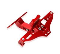 Support De Plaque D'immatriculation Arrière De Moto Avec Lumière, Pour HORNET250 Hor&net 250 2001 Moto(Rouge)