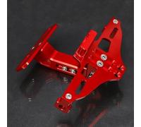Support De Plaque D'immatriculation Arrière De Moto Avec Lumière, Pour Suzuki GSXR150 GSX R150 2017 - 2018 Moto(Rouge)