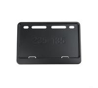 Support de plaque d'immatriculation de moto en alliage d'aluminium pour plaques d'immatriculation philippines, accessoires de montage direct résistant aux intempéries en noir ou aspect carbone, 135 x