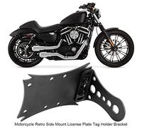 Support de Plaque d'immatriculation de Moto, étiquette de Plaque d'immatriculation de Montage Support de Plaque d'immatriculation de Moto Support de Montage latéral pour Moto pour Homme