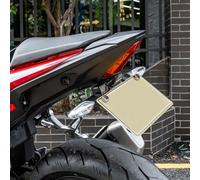 Support de plaque d'immatriculation de moto pour CBR500R 2019-2023 CBR400R 2022 2023 arrière Fender Eliminator avec lumière LED