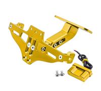 Support De Plaque D'immatriculation De Moto Réglable Avec Lumière, Pour YAMAHA XS750 1977 - 1979 XS 750 1977 1978 1979(Or)