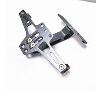 Support de plaque d'immatriculation de moto réglable en aluminium CNC pour modèles MSX sans couleur rouge clair, support de montage arrière élégant, support solide pour plaques standard, performance