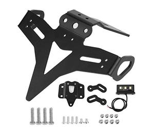 Support de Plaque Dimmatriculation de Moto, Yctze Support de Plaque Dimmatriculation Arrière Tail Tidy Fender éliminer avec le Remplacement de la Lumière LED