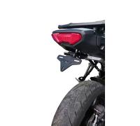 Support de Plaque d'immatriculation GREF Compatible avec Yamaha Tracer 9 / GT 2021-2025 (avec Bouton Rabattable)
