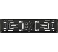 Support de plaque d'immatriculation Lampa en ABS noir